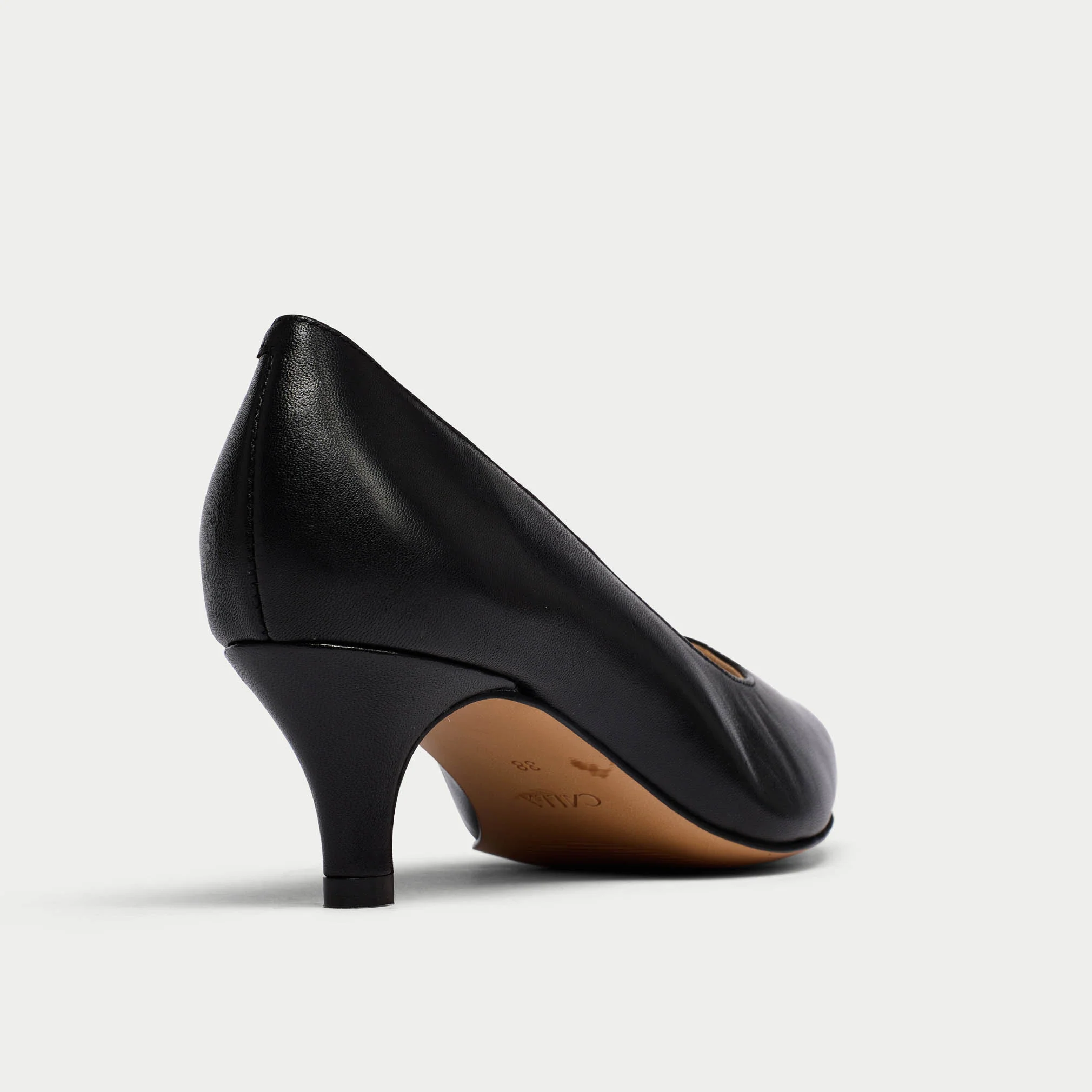 Ava - Black Leather Courts - Image 8