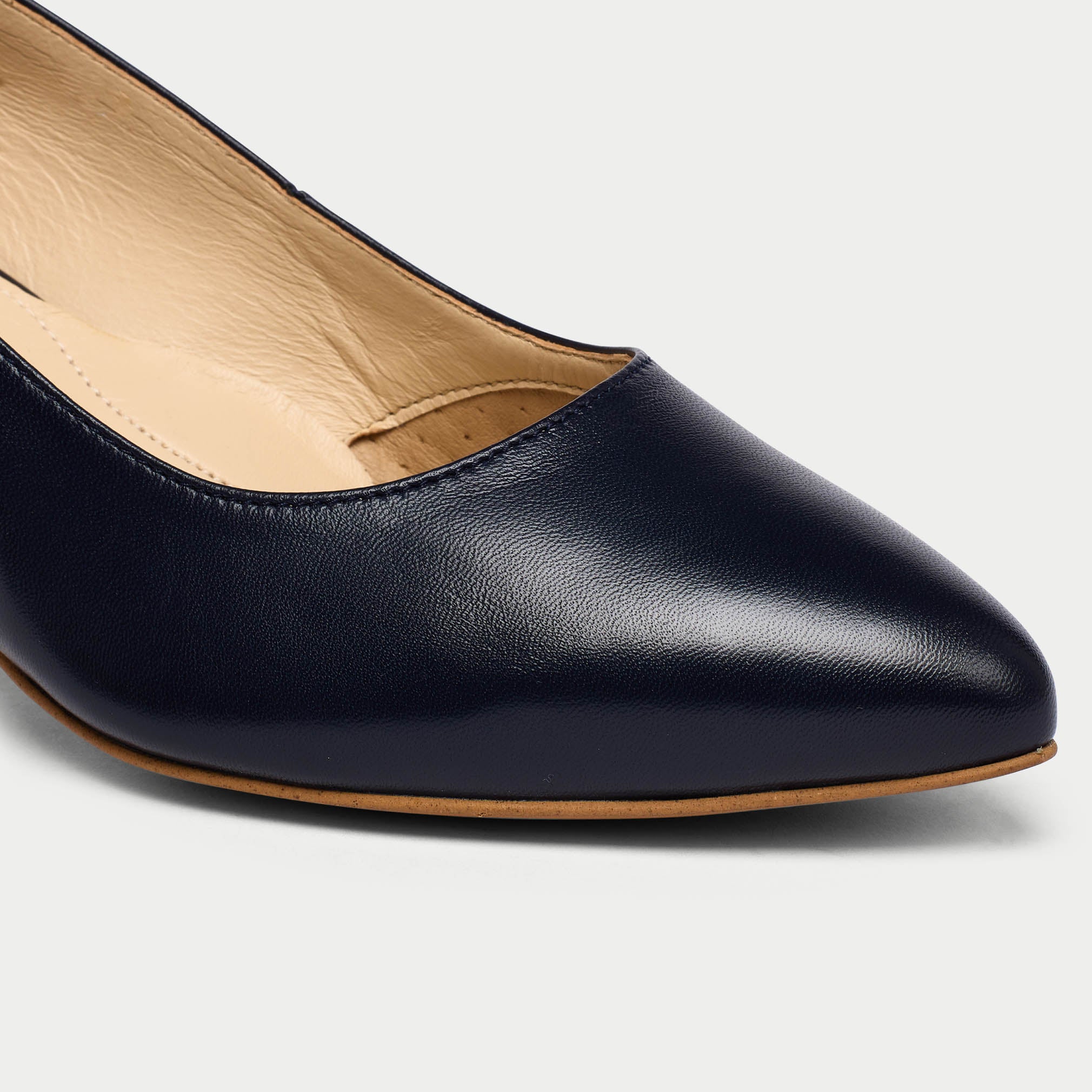Ava - Navy Leather Courts - Image 5
