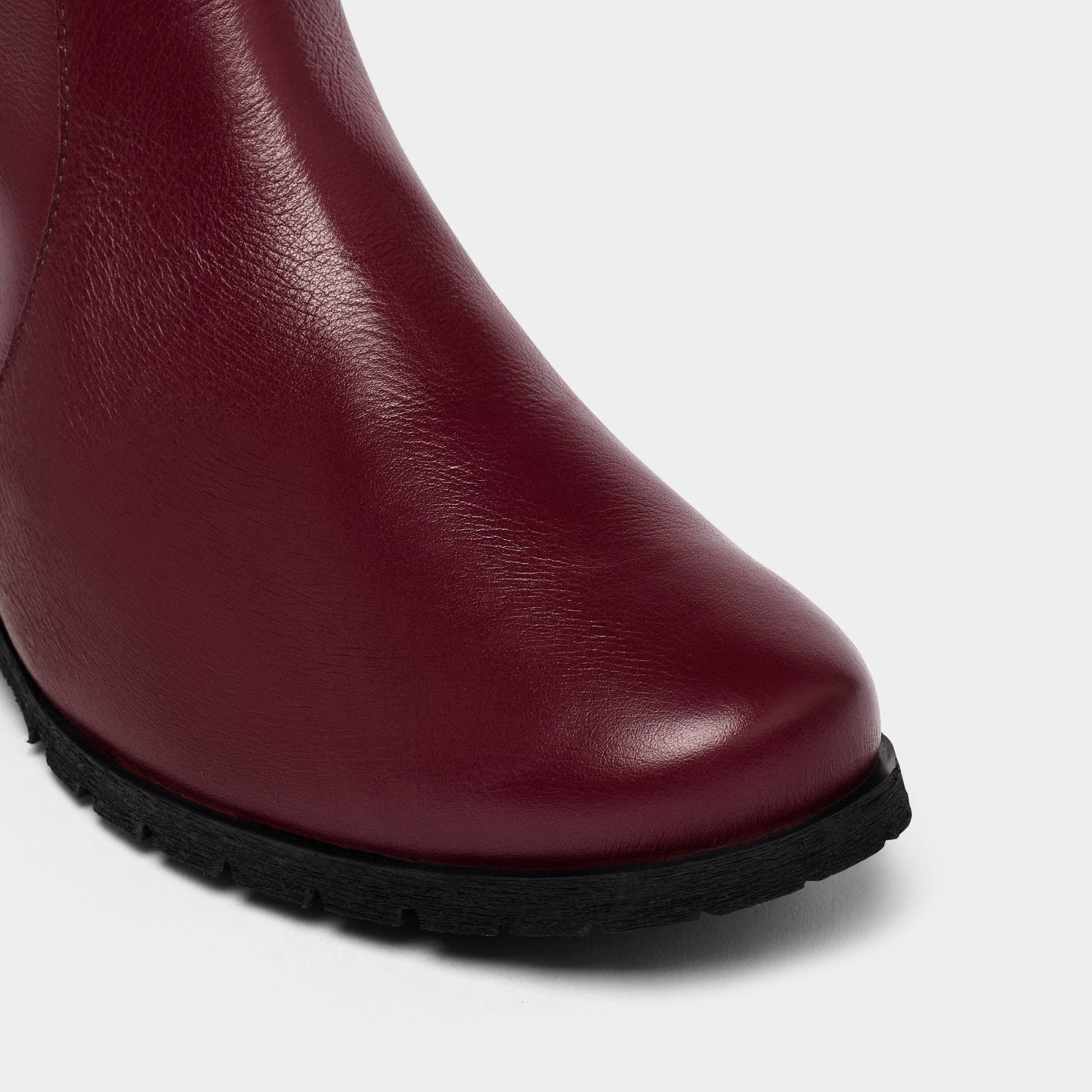 Bella - Cherry Leather Boots - Image 3