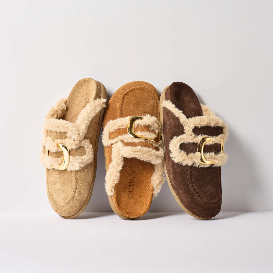 Ember - Mocha Chocolate Suede Slippers - Image 7