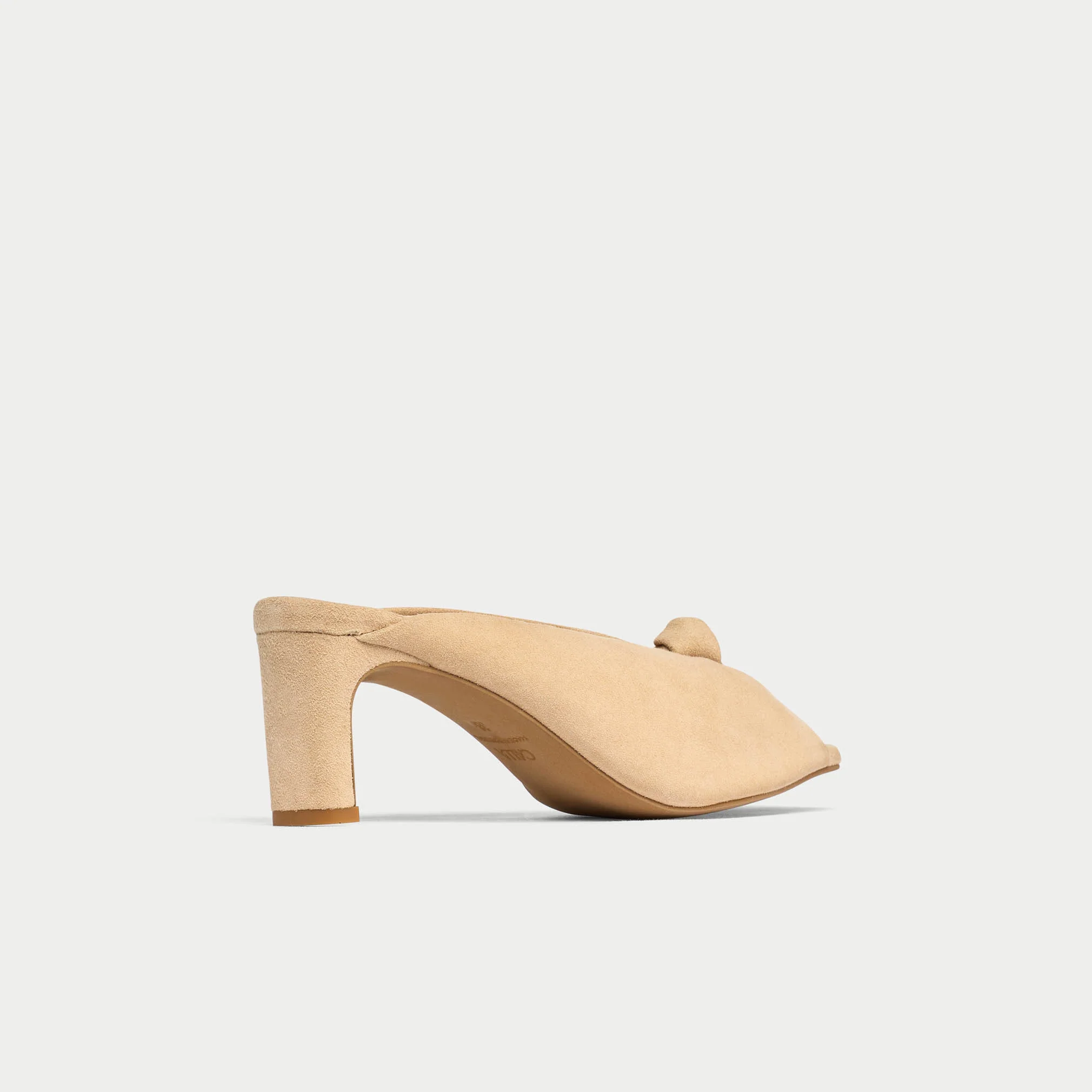 Greta - Taupe Suede Mules - Image 8
