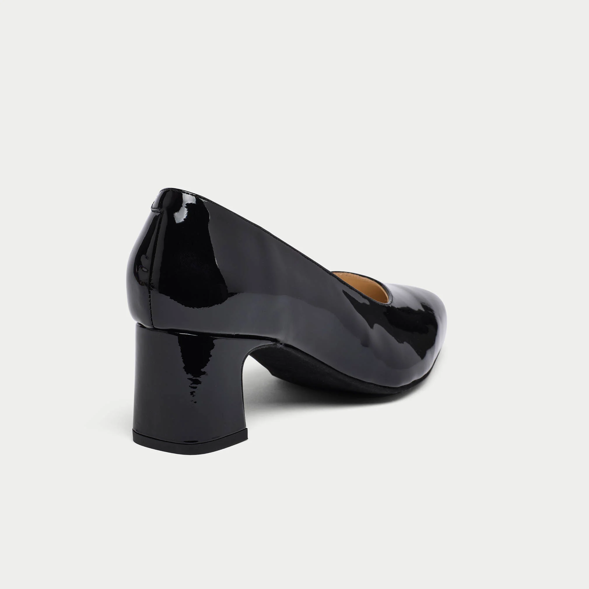 Hallie - Black Patent Leather Courts - Image 6