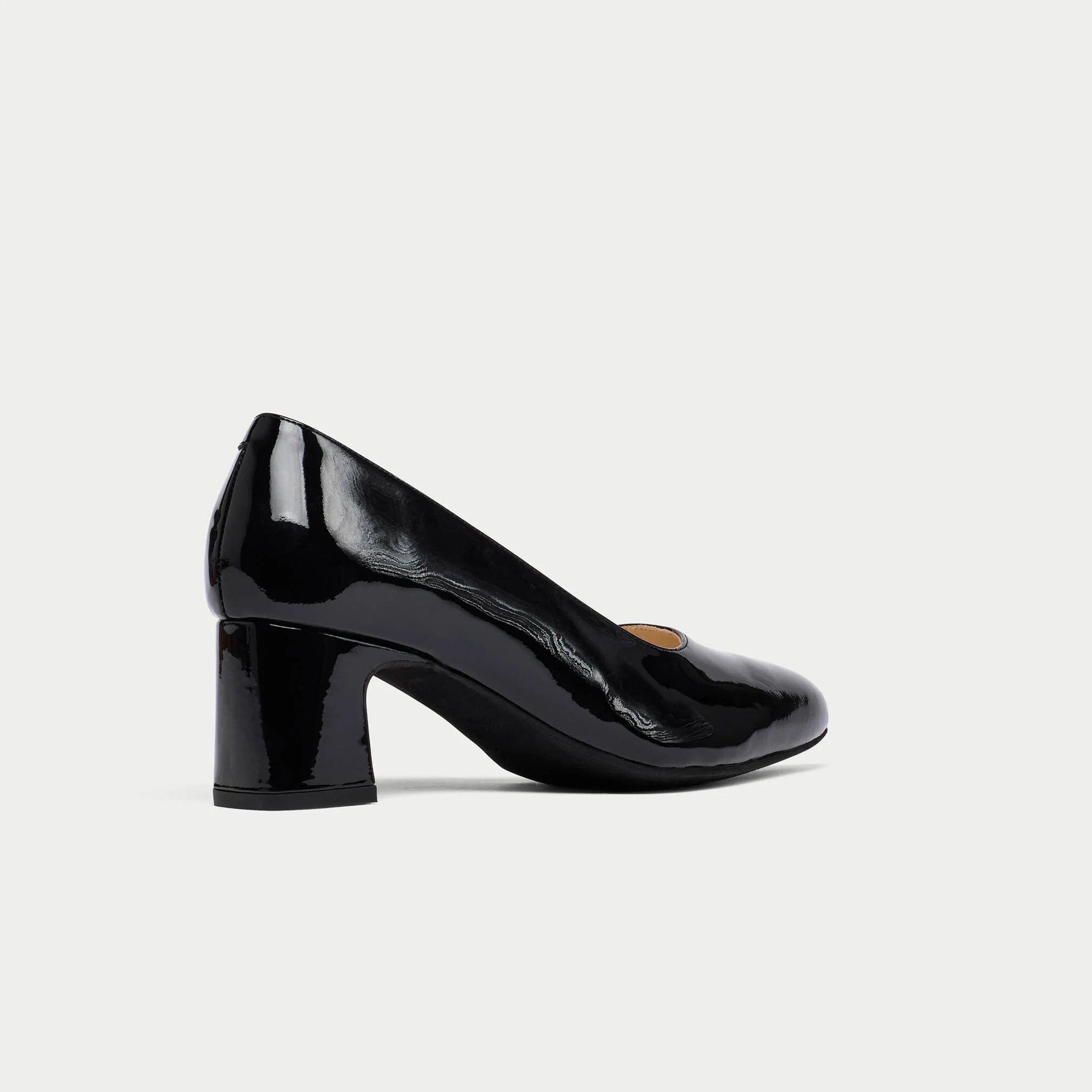 Hallie - Black Patent Leather Courts - Image 8