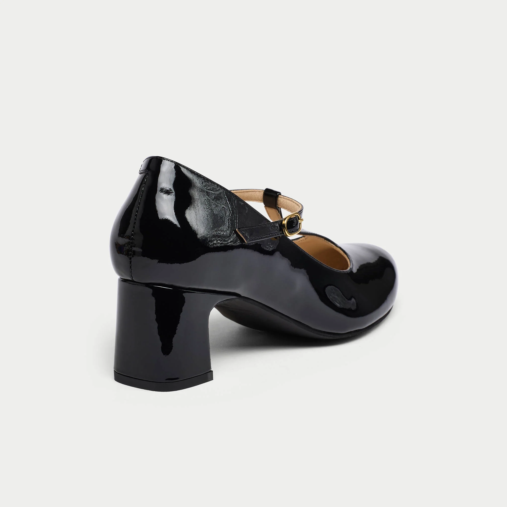 Lorette - Black Patent Leather Courts - Image 6