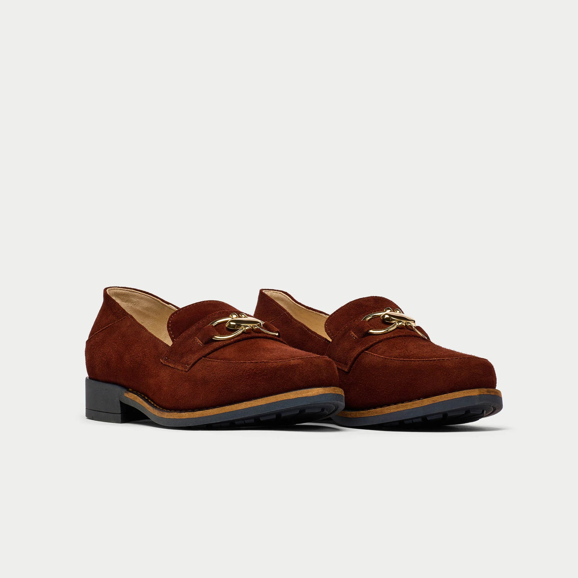 Meredith - Brown Suede Loafers - Image 3