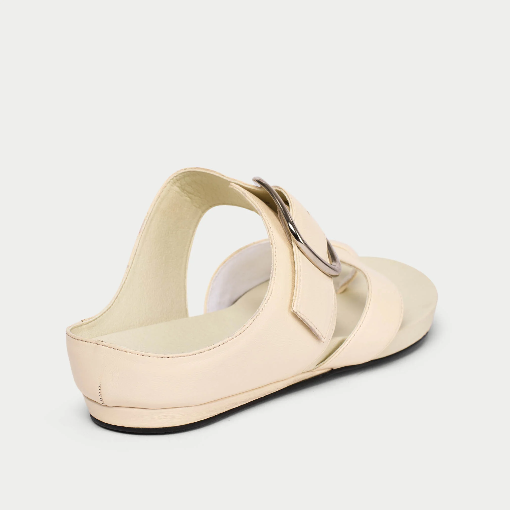 Ruby - Milk Leather Sandals - Image 4