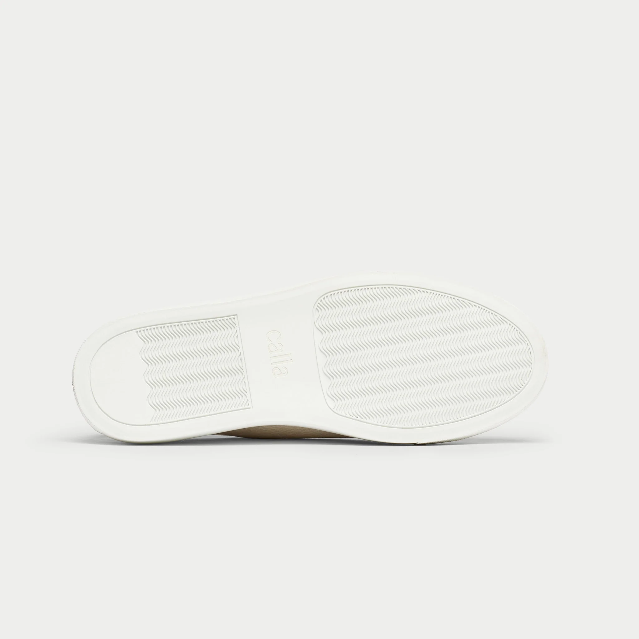 Star - White Grain Leather Wide Fit Trainers - Image 8