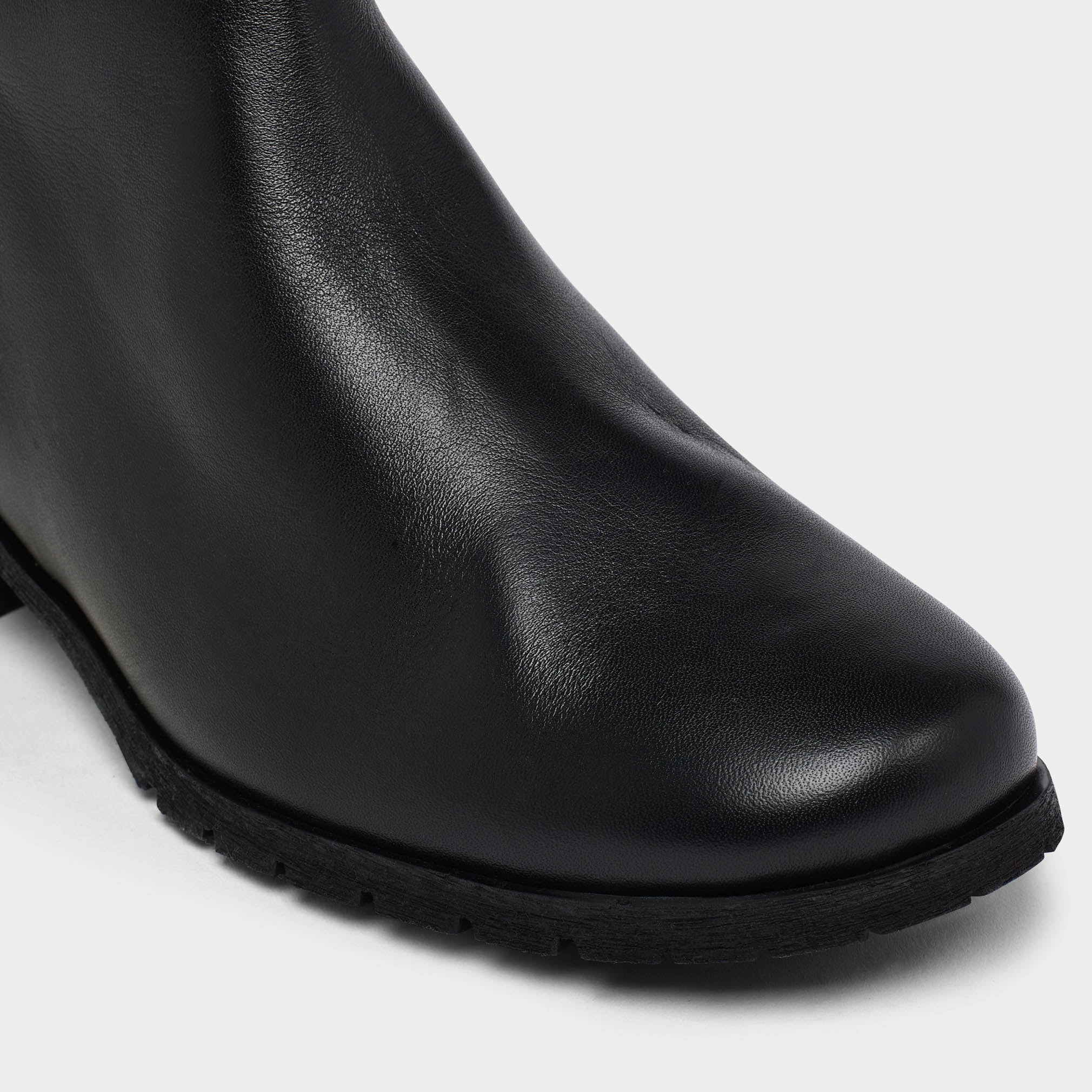Sylvia - Black Leather Boots - Image 4