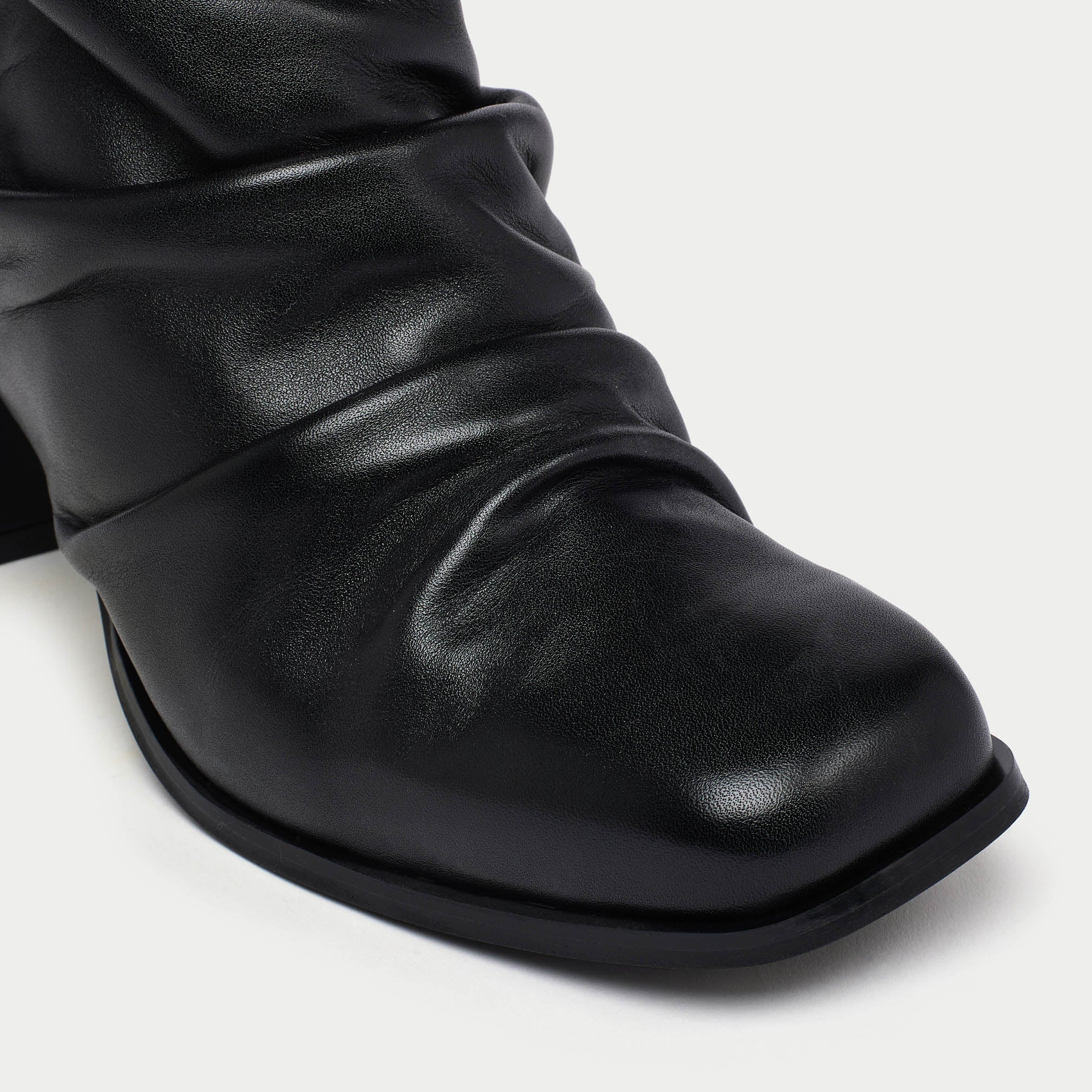Willow - Black Leather Boots - Image 4